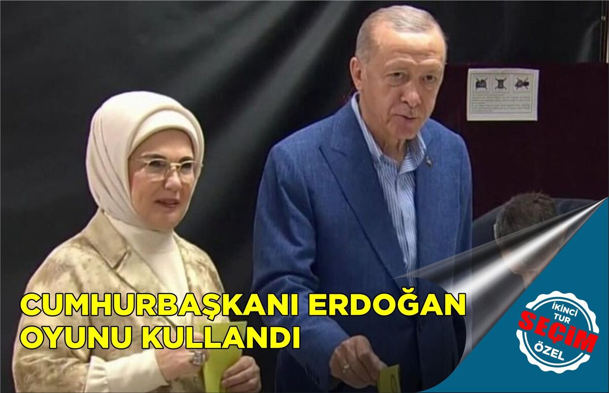 CUMHURBAŞKANI ERDOĞAN OYUNU ÜSKÜDAR’DA KULLANDI  