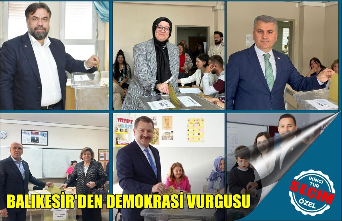 BALIKESİR’DEN DEMOKRASİ VURGUSU