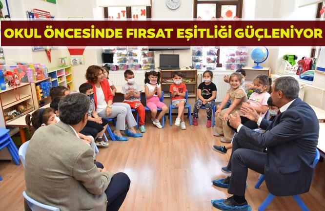 OKUL ÖNCESİNDE FIRSAT EŞİTLİĞİ GÜÇLENİYOR