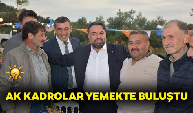 AK KADROLAR YEMEKTE BULUŞTU