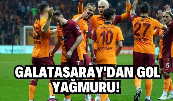 Galatasaray'dan gol yağmuru!