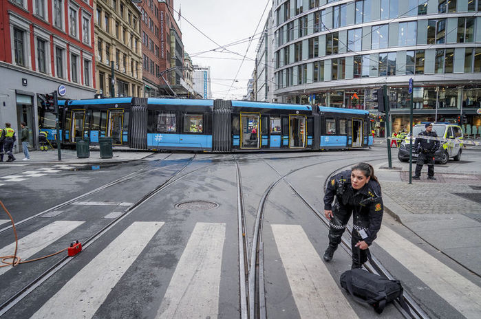 Norveç’in başkenti Oslo’da raydan