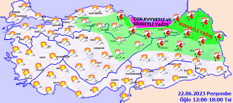 4 sehre siddetli yagis uyarisi - Marmara Bölge: Balıkesir Son Dakika Haberleri ile Hava Durumu