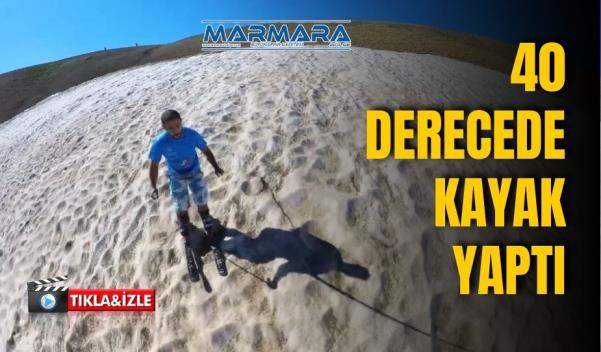 40 DERECEDE KAYAK YAPTI