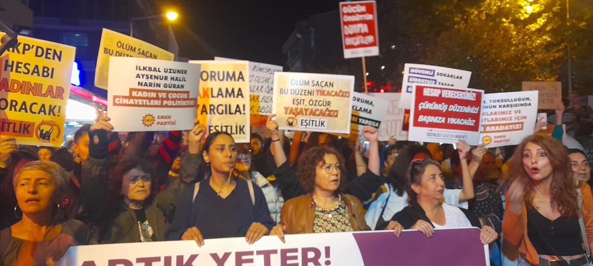 “Kadın Cinayetlerini ve Şiddeti Birlikte Durduralım!”