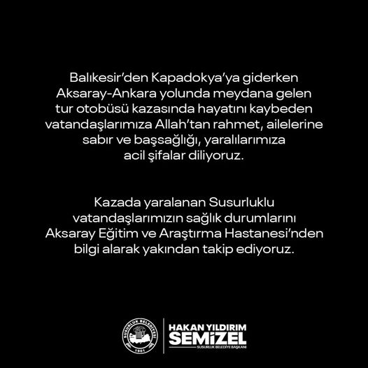 BAŞKAN SEMİZEL FECİ OLAYA SESSİZ KALMADI