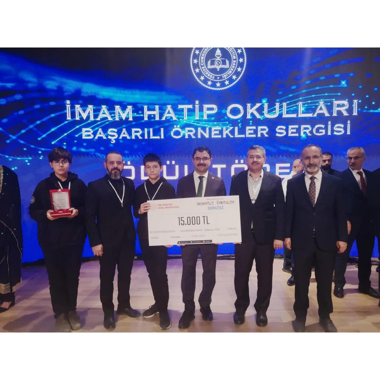 Balıkesir Anadolu İmam Hatip Lisesi Türkiye 2.si Oldu!