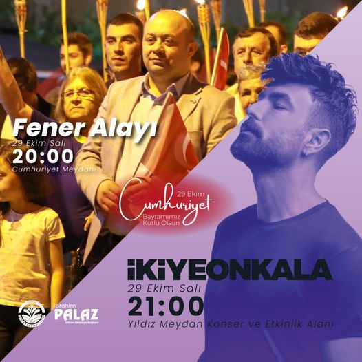 Gönen’de Cumhuriyet Bayramı Coşkusu: Fener Alayı ve Konser!