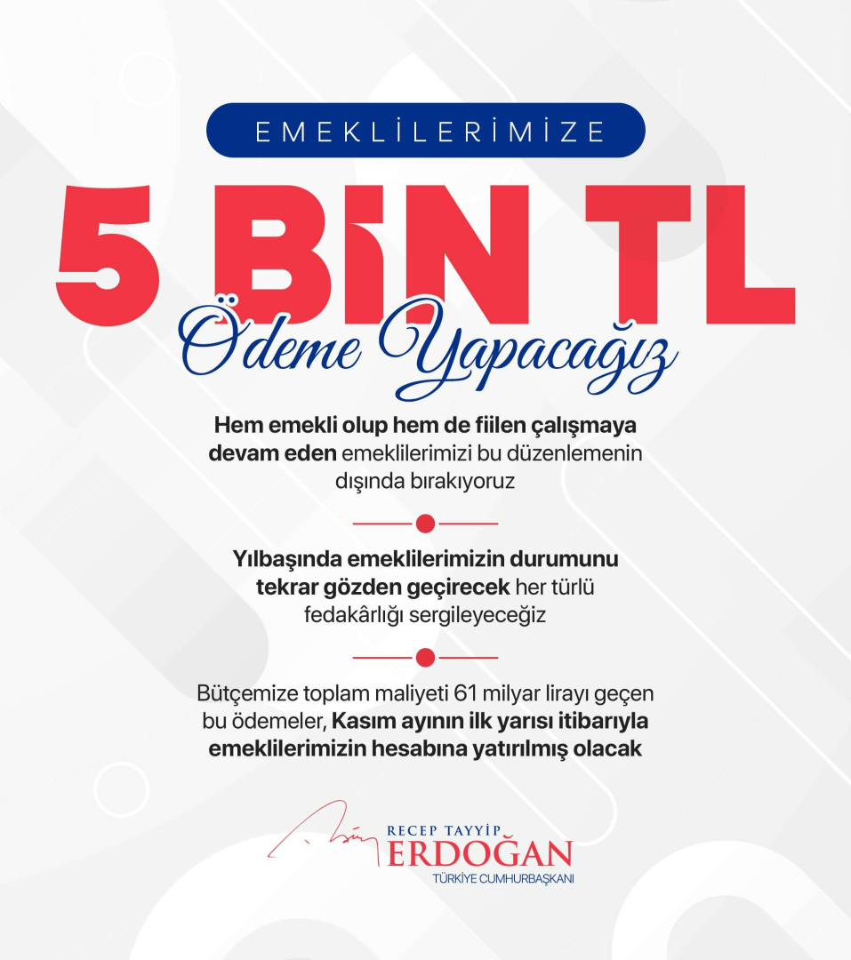 5 bin TL ikramiyeden hangi emekliler yararlanacak Iste detaylar - Marmara Bölge: Balıkesir Son Dakika Haberleri ile Hava Durumu