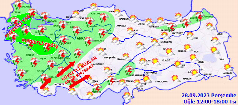 8 ile kuvvetli yagis sel uyarisi - Marmara Bölge: Balıkesir Son Dakika Haberleri ile Hava Durumu