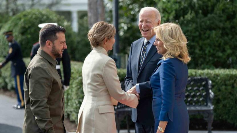 ABD Başkanı Biden, Ukrayna Devlet Başkanı Zelenski’yi Beyaz Saray’da ağırladı