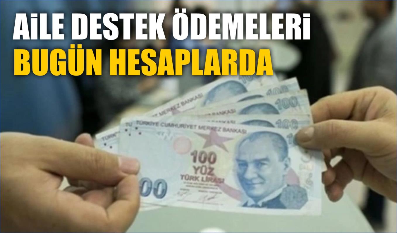 AİLE DESTEK ÖDEMELERİ BUGÜN HESAPLARDA