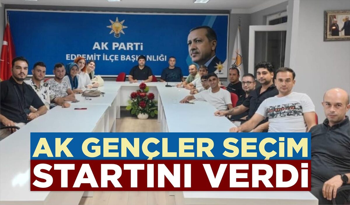 AK GENÇLER SEÇİM STARTINI VERDİ