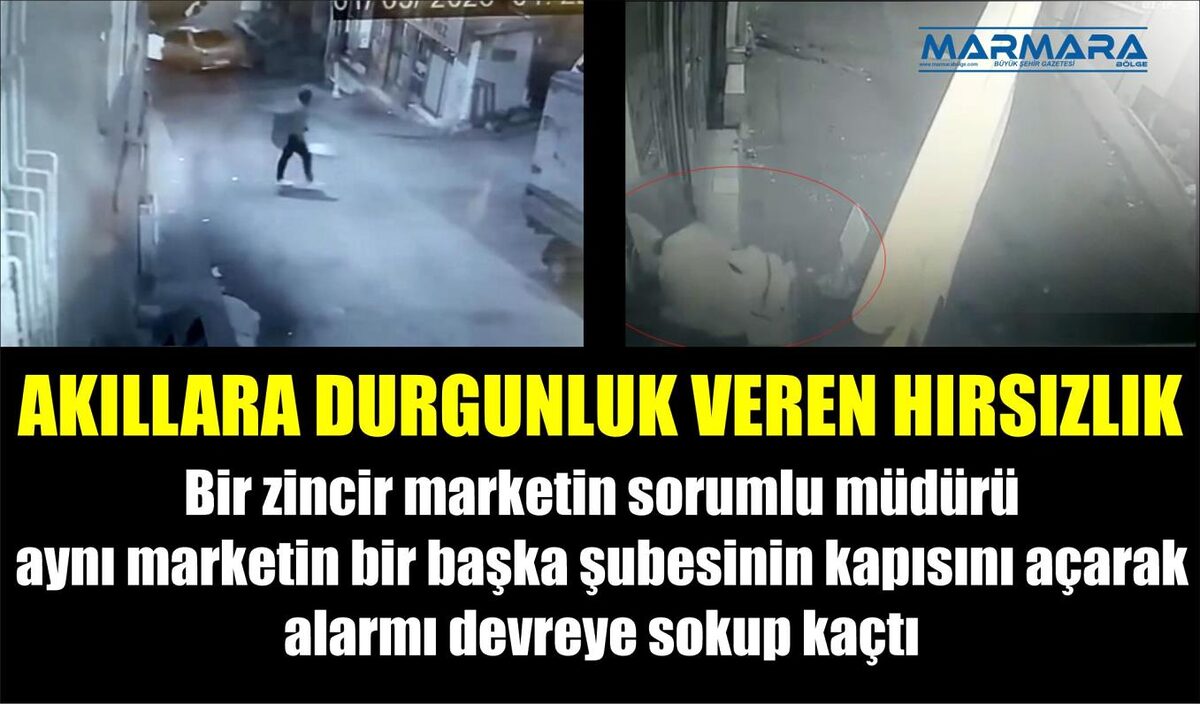 Okmeydanı’nda bir zincir marketin