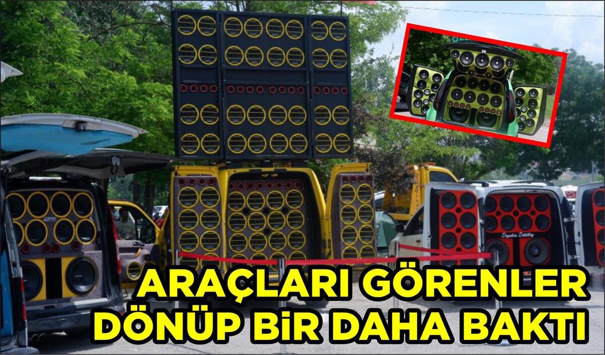 ARAÇLARI GÖRENLER DÖNÜP BİR DAHA BAKTI  