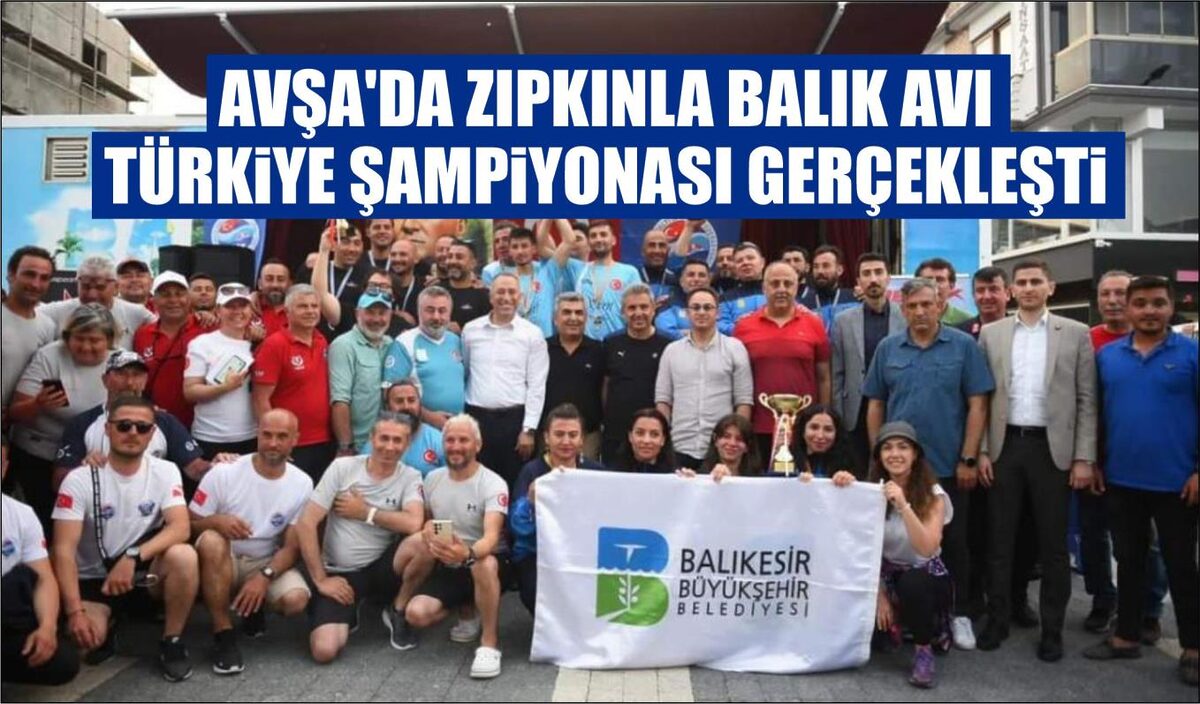 AVŞA'DA ZIPKINLA BALIK AVI TÜRKİYE ŞAMPİYONASI GERÇEKLEŞTİ  