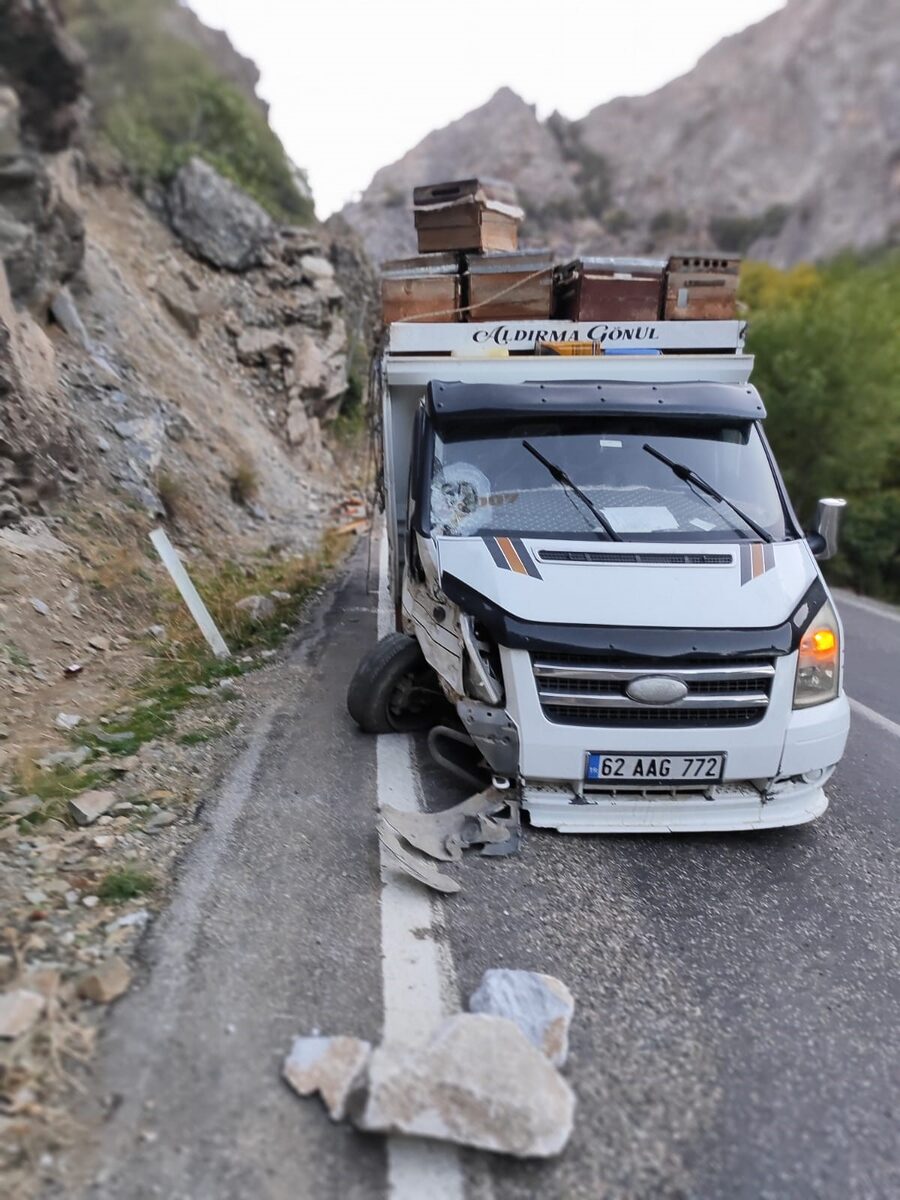 Tunceli’de, seyir halindeyken dağlık