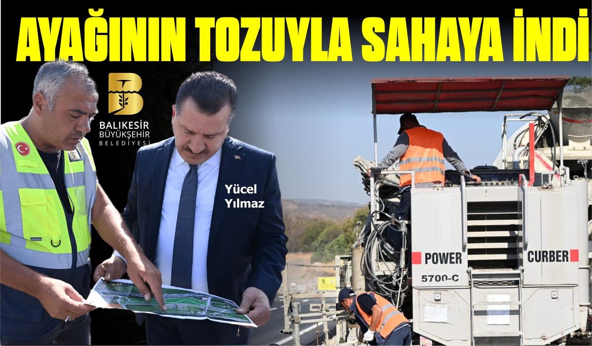 AYAĞININ TOZUYLA SAHAYA İNDİ