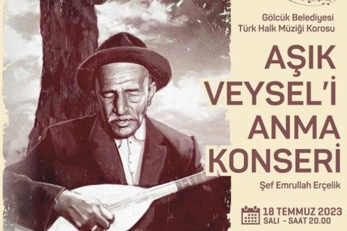 Âşık Veysel türküleriyle Gölcük’te anılacak