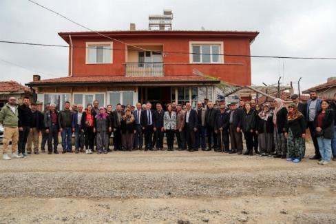 Ayvalı sakinlerinden hizmet teşekkürü