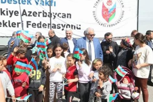 Azerbaycan’dan Kahramanmaraşlı depremzedelere gıda