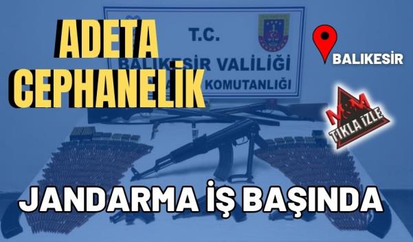 BALIKESİR JANDARMA İŞ BAŞINDA