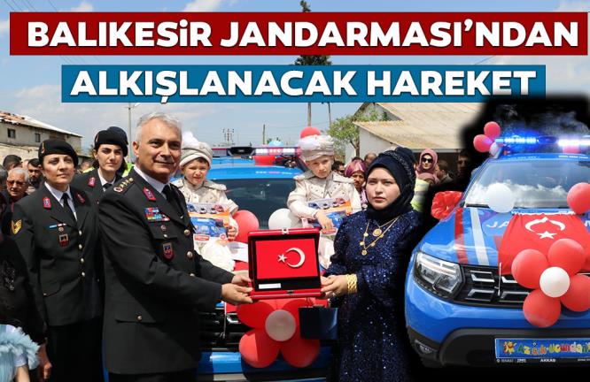 BALIKESİR JANDARMASI’NDAN  ALKIŞLANACAK HAREKET