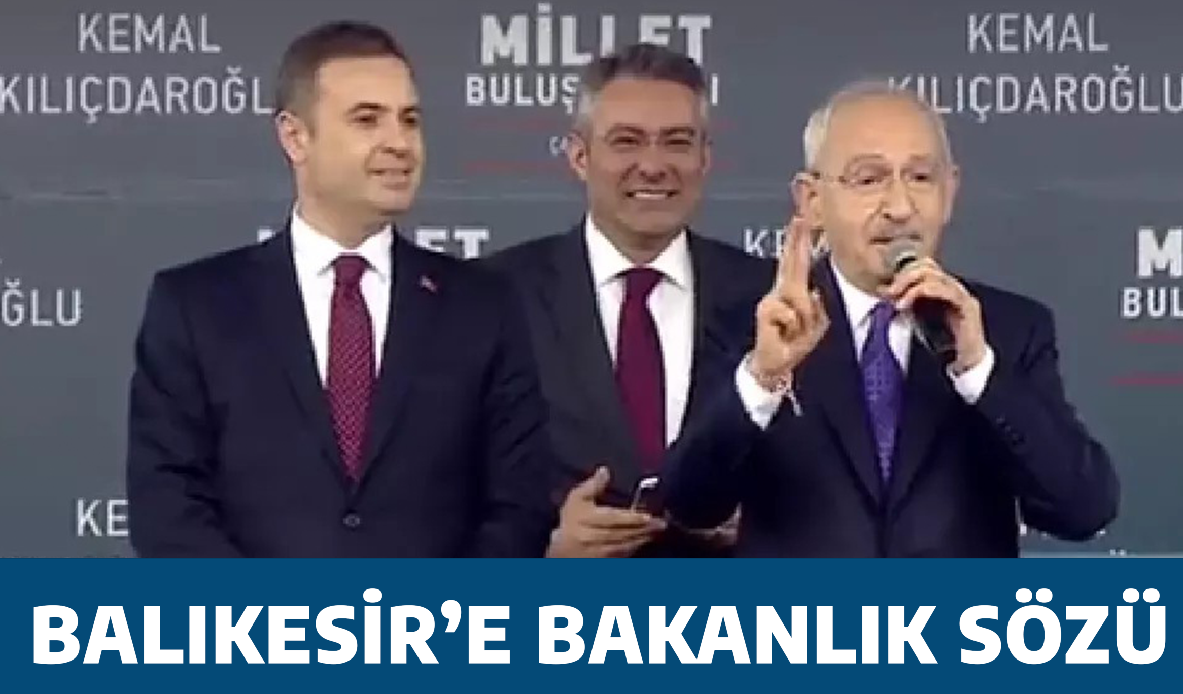 BALIKESİR’E BAKANLIK SÖZÜ