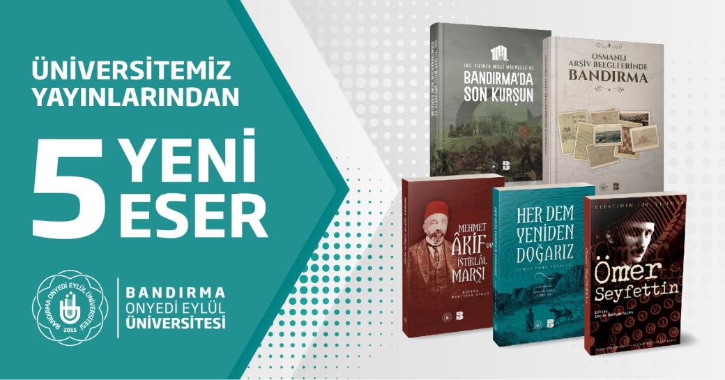 BANÜ 5 YENİ ESER KAZANDIRDI