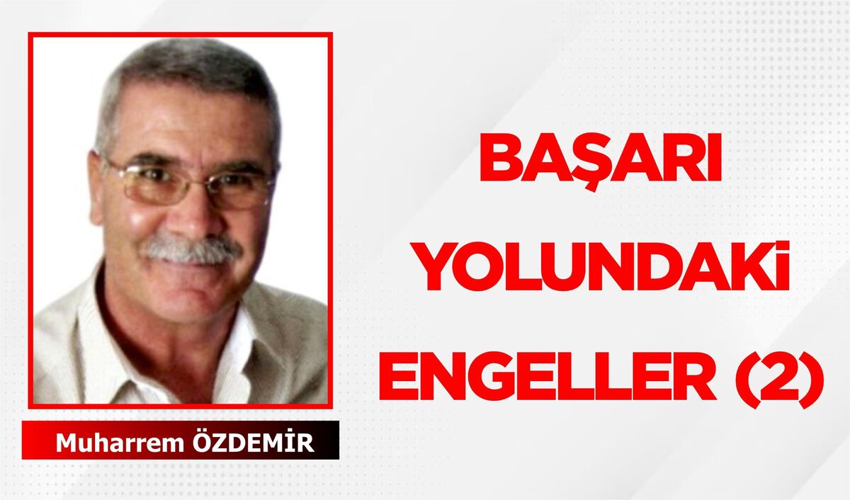 BAŞARI YOLUNDAKİ ENGELLER (2)