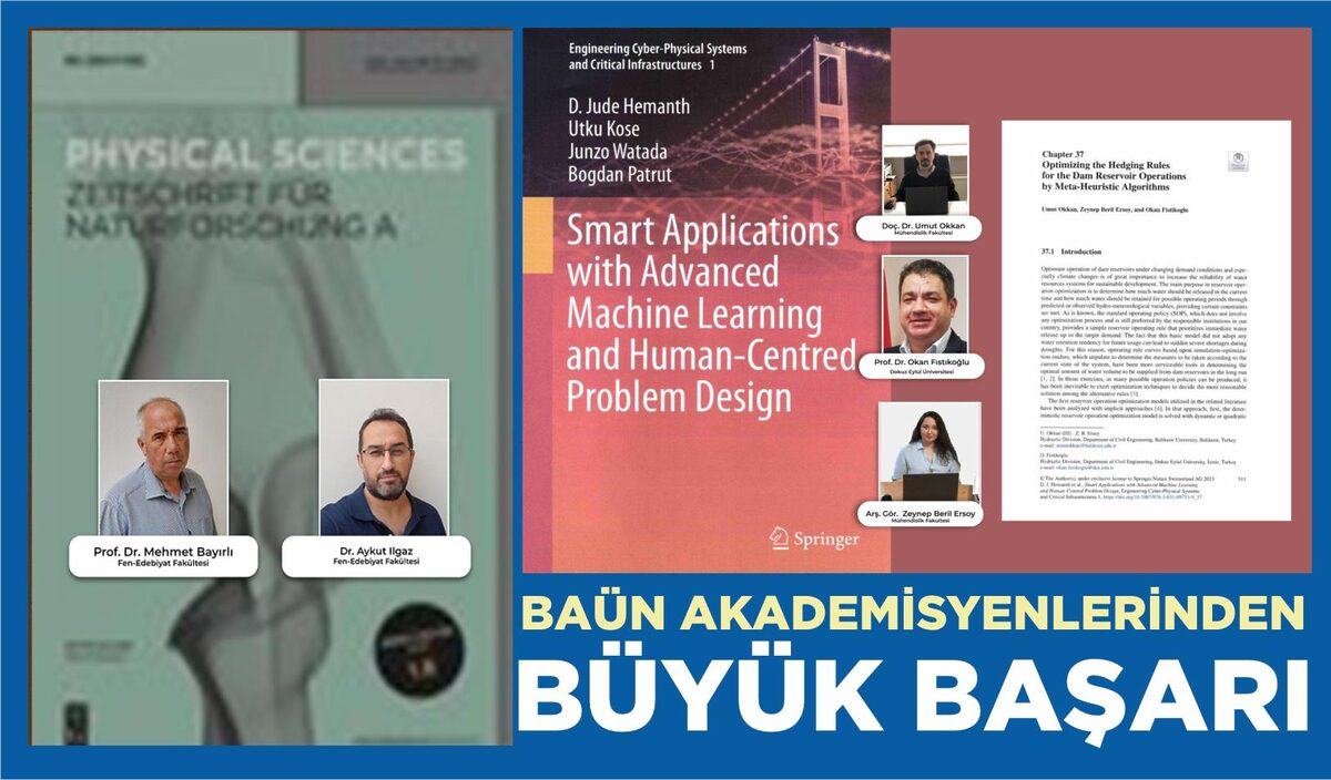 BAÜN AKADEMİSYENLERİNDEN BÜYÜK BAŞARI