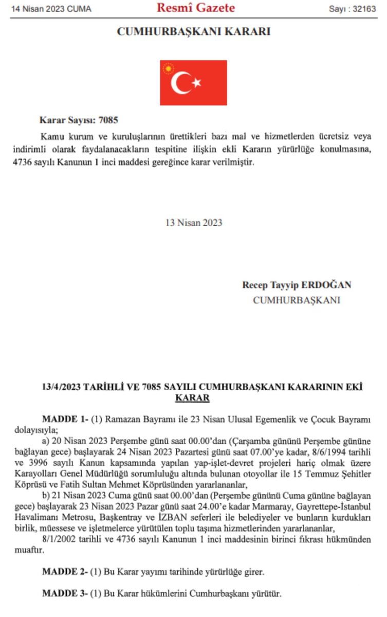 BAYRAMDA KOPRU VE OTOYOLLAR UCRETSIZ OLACAK - Marmara Bölge: Balıkesir Son Dakika Haberleri ile Hava Durumu