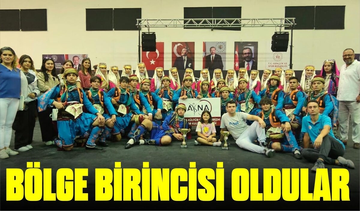 BÖLGE BİRİNCİSİ OLDULAR