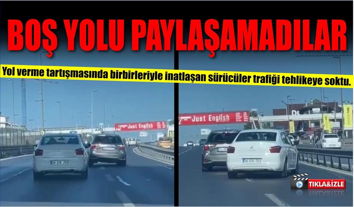 BOŞ YOLU PAYLAŞAMADILAR  