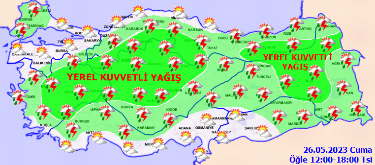 BUGUN HAVA DURUMU NASIL OLACAK KUVVETLI YAGIS UYARISI - Marmara Bölge: Balıkesir Son Dakika Haberleri ile Hava Durumu