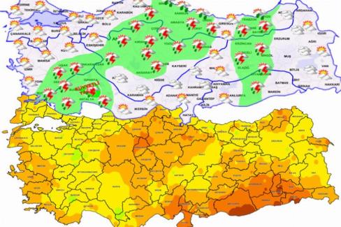 Ülkemiz genelinin parçalı ve