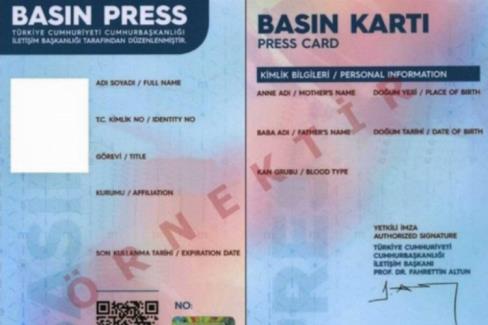 İletişim Başkanlığı tarafından basın