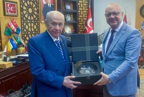 Başkan Ergün, MHP Lideri Bahçeli’yi ziyaret etti