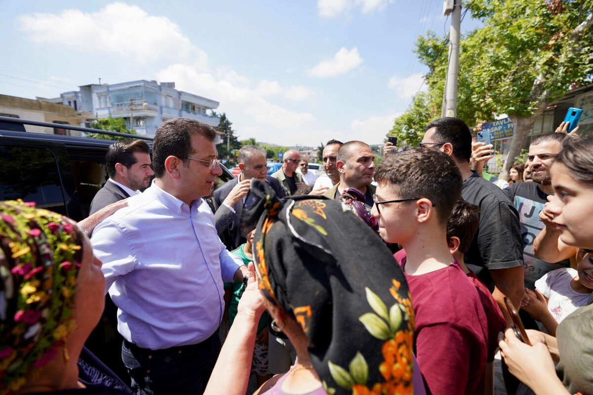 Baskan Imamoglu depremin vurdugu Hatayda - Marmara Bölge: Balıkesir Son Dakika Haberleri ile Hava Durumu