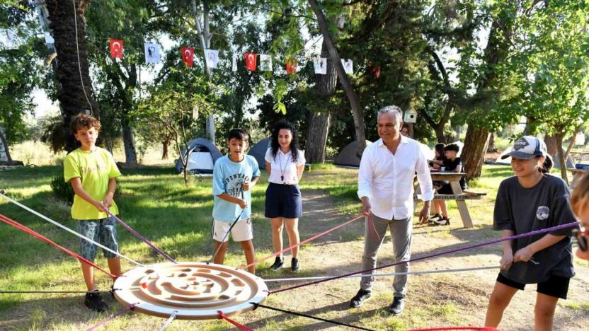 Başkan Uysal kampa katıldı