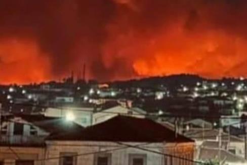 Batı Trakya’daki yangınlar Edirne’yi tehdit ediyor