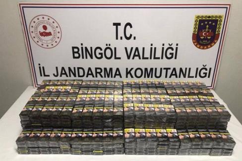 Bingöl’de kaçak sigara operasyonu