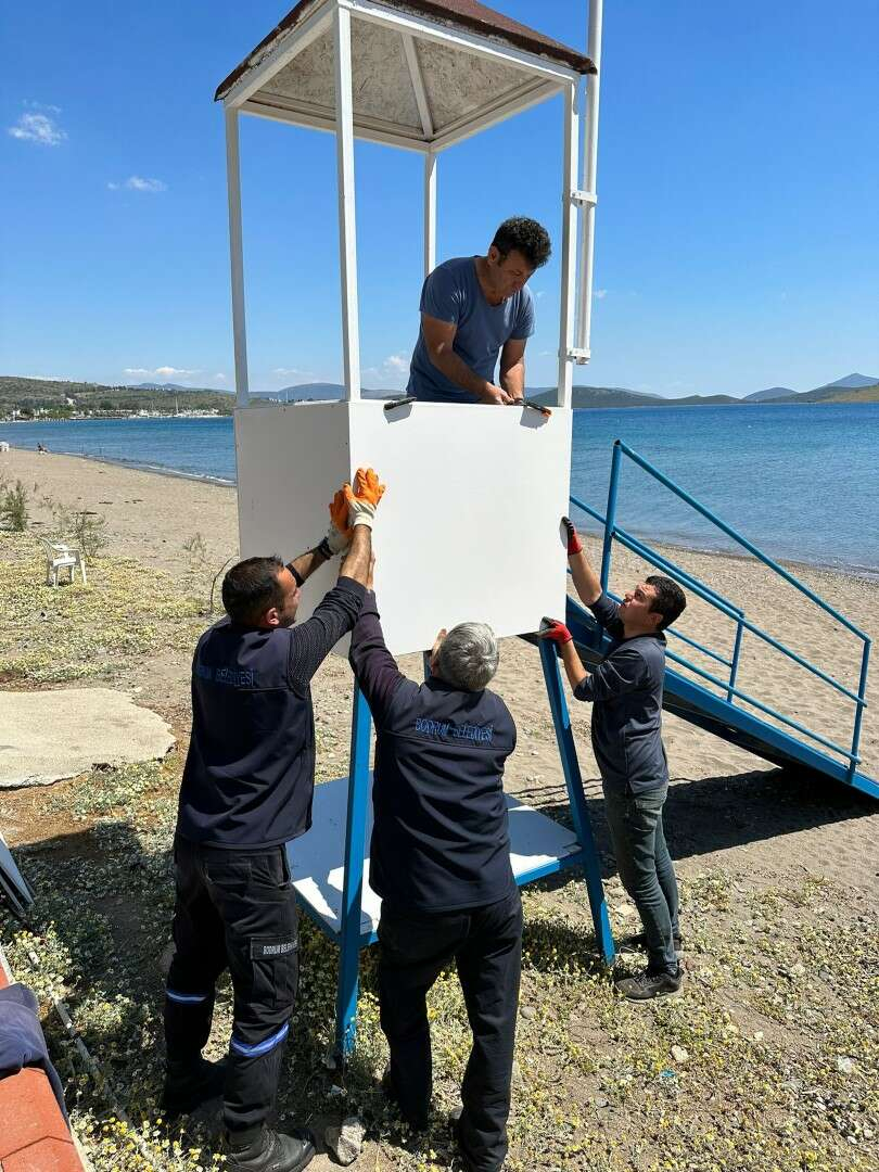 Bodrum plajlari yaza hazirlaniyor - Marmara Bölge: Balıkesir Son Dakika Haberleri ile Hava Durumu