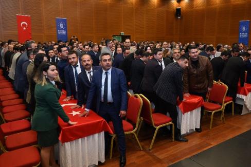 Bursa Büyükşehir’in yeni neferleri yemin etti