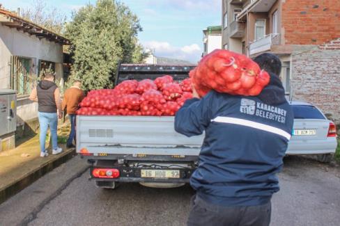 Bursa  Karacabey'de sosyal dayanışma örnek oluyor