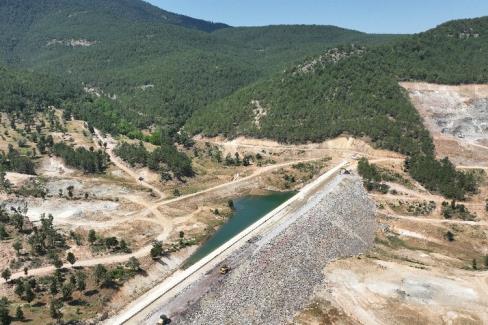 Bursa Kocadere Göleti’nde imalatların yüzde 45’i tamamlandı