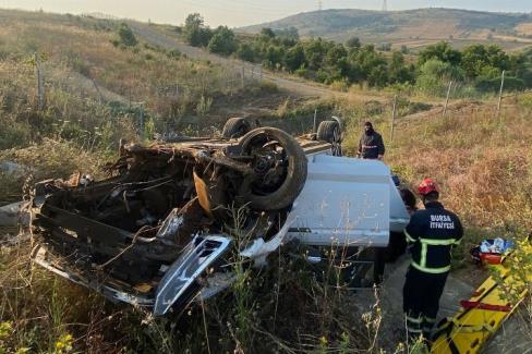 Bursa’da otoyolda trafik kazası: 5 yaralı