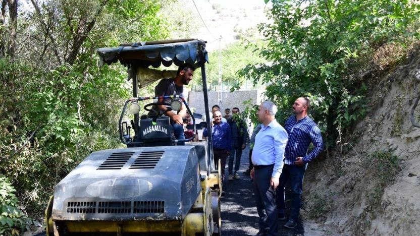 Çınar, Gündüzbey’deki çalışmaları inceledi