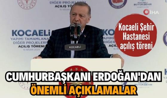 Cumhurbaşkanı Erdoğan’ın açıklamalarından satır