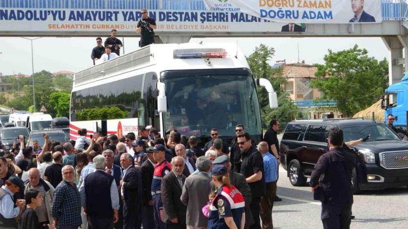 Cumhurbaşkanı Erdoğan’a Malatya ’da sevgi seli